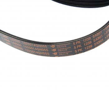 2 799 р. Ремень приводной поликлиновой 5PK1239 JAC S3 (17-) генератора OE JAC 1025014gh055  с доставкой в г. Керчь. Увеличить фотографию 2