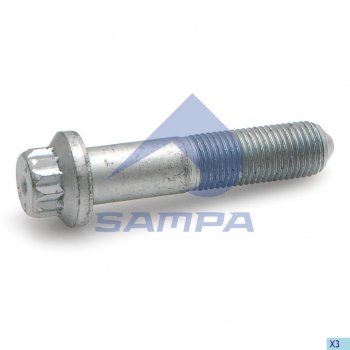 149 р. Болт SAF крепления диска тормозного (M14x1.5x65) (1шт) SAMPA SAMPA 102.579  с доставкой в г. Керчь. Увеличить фотографию 1