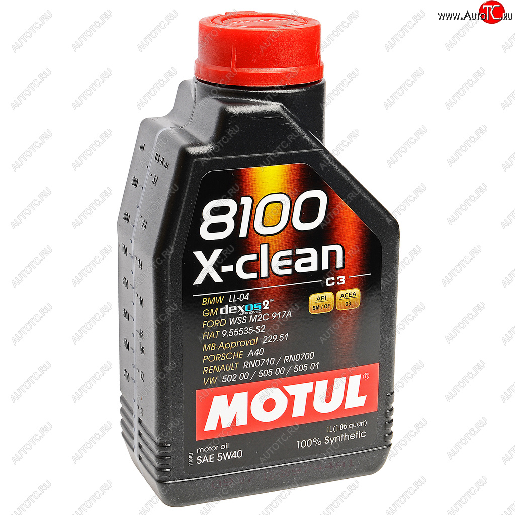 1 199 р. Масло моторное 8100 X-CLEAN C3 5W40 синт 1л MOTUL MOTUL 102786  с доставкой в г. Керчь