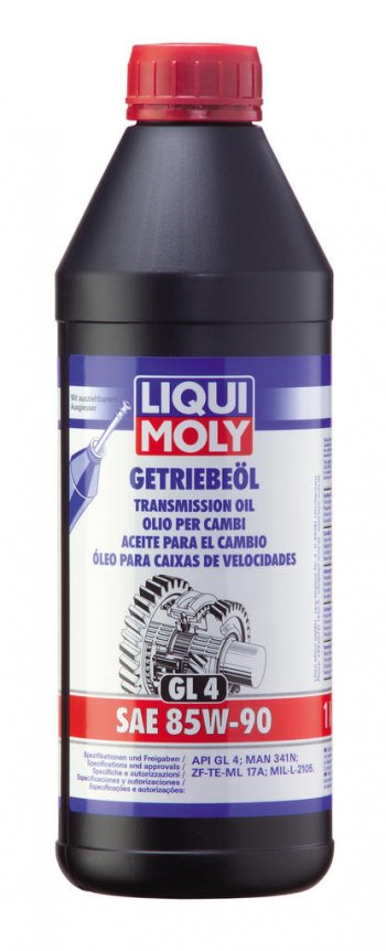 1 699 р. Масло трансмиссионное GETRIEBEOIL 85W90 GL-4 1л LIQUI MOLY LIQUI MOLY 1030  с доставкой в г. Керчь. Увеличить фотографию 1