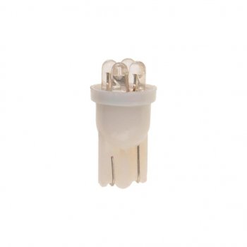 39 р. Лампа светодиодная 12V W5W T10 W2.1x9.5d 6000K 4 LED MEGAPOWER MEGAPOWER-AUTOMOTIVE 10313w  с доставкой в г. Керчь. Увеличить фотографию 2