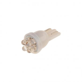 39 р. Лампа светодиодная 12V W5W T10 W2.1x9.5d 6000K 4 LED MEGAPOWER MEGAPOWER-AUTOMOTIVE 10313w  с доставкой в г. Керчь. Увеличить фотографию 1