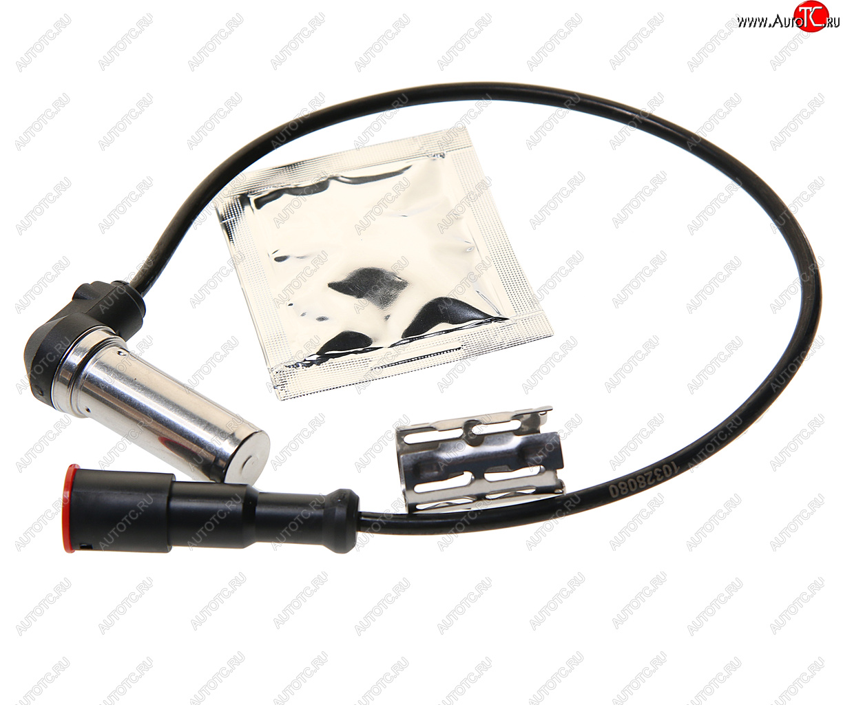 1 599 р. Датчик АБС DAF IVECO MERCEDES КАМАЗ колеса переднего правоголевого (L=325мм) TE PARTS TE PARTS 10328080  с доставкой в г. Керчь