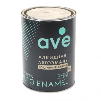759 р. Краска черная матовая МЛ-ВК 800г AVE AVE 10395440  с доставкой в г. Керчь. Увеличить фотографию 1