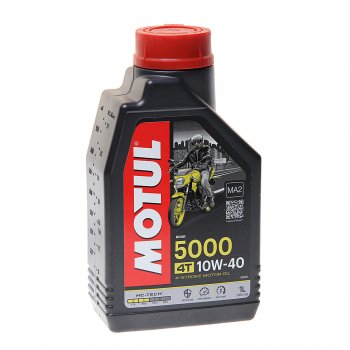 1 429 р. Масло моторное для 4-х тактных двигателей 5000 4T 10W40 псинт.1л MOTUL MOTUL 104054  с доставкой в г. Керчь. Увеличить фотографию 1