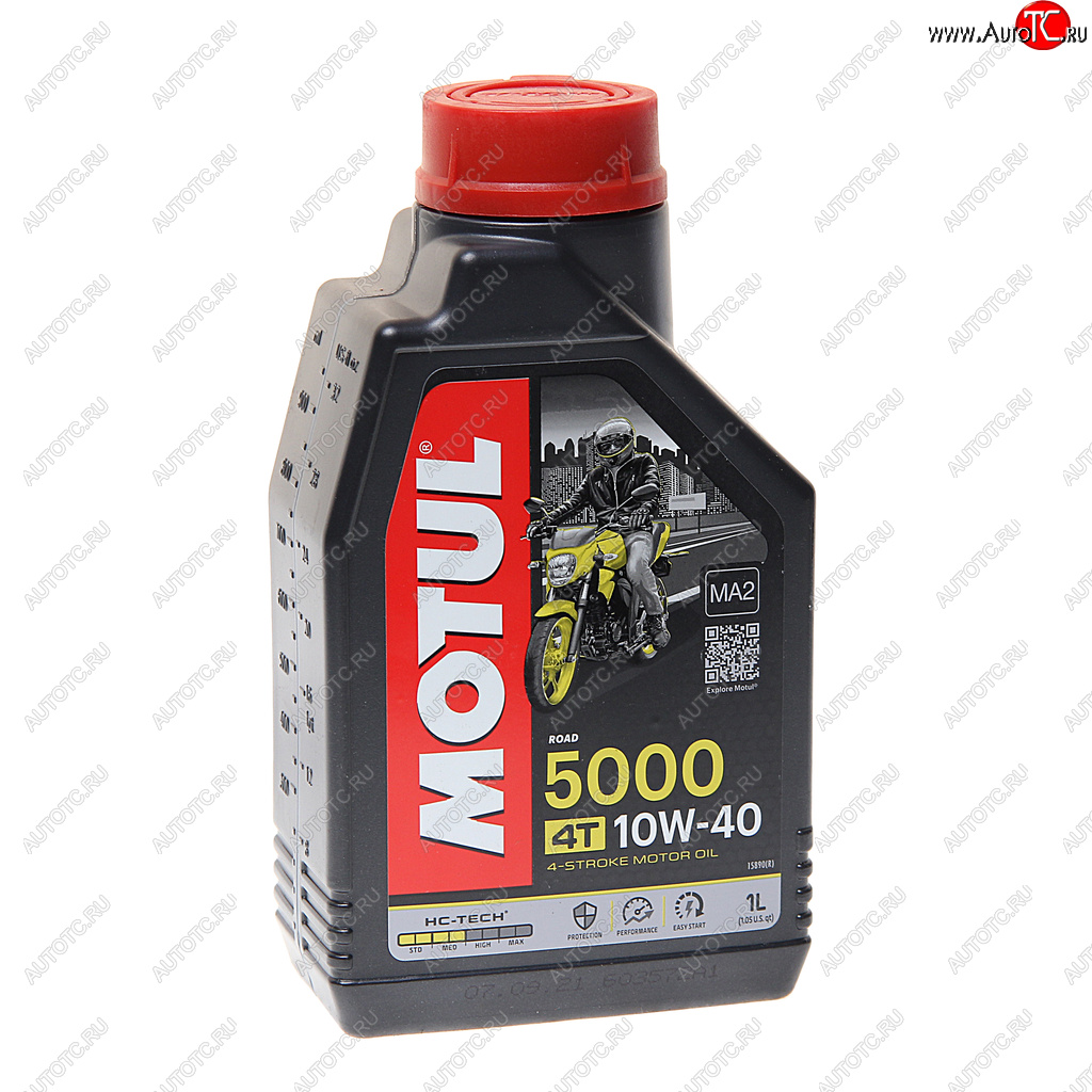 1 429 р. Масло моторное для 4-х тактных двигателей 5000 4T 10W40 псинт.1л MOTUL MOTUL 104054  с доставкой в г. Керчь