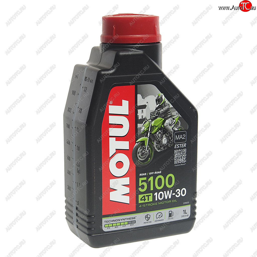 1 229 р. Масло моторное для 4-х тактных двигателей 5100 4T 10W30 псинт.1л MOTUL MOTUL 104062  с доставкой в г. Керчь