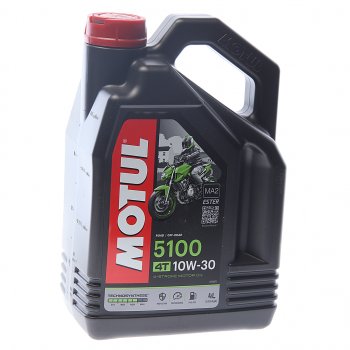 4 199 р. Масло моторное для 4-х тактных двигателей 5100 4T 10W30 псинт.4л MOTUL MOTUL 104063  с доставкой в г. Керчь. Увеличить фотографию 1
