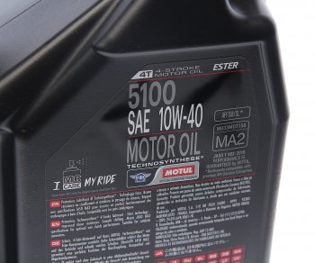 4 299 р. Масло моторное для 4-х тактных двигателей 5100 4T 10W40 псинт.4л MOTUL MOTUL 104068  с доставкой в г. Керчь. Увеличить фотографию 2