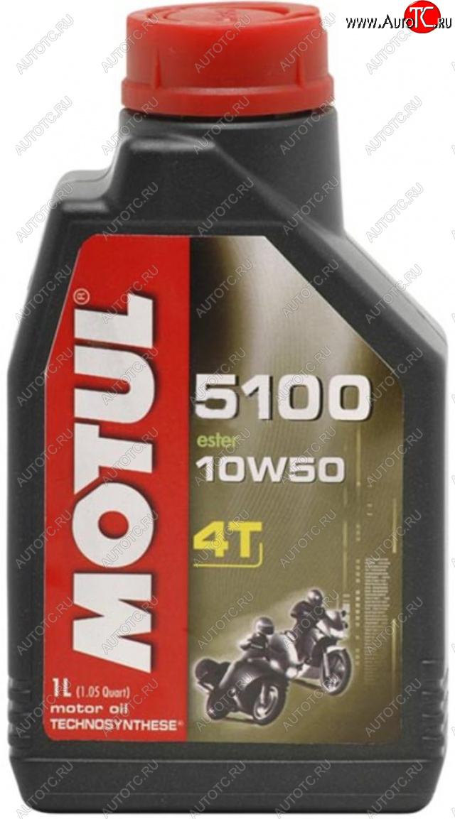 1 499 р. Масло моторное для 4-х тактных двигателей 5100 ESTER 4T 10W50 псинт.1л MOTUL MOTUL 104074  с доставкой в г. Керчь