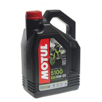 4 949 р. Масло моторное для 4-х тактных двигателей 5100 4T 15W50 синт.4л MOTUL MOTUL 104083  с доставкой в г. Керчь. Увеличить фотографию 1