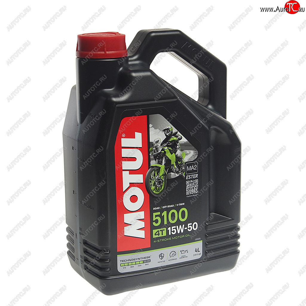 4 949 р. Масло моторное для 4-х тактных двигателей 5100 4T 15W50 синт.4л MOTUL MOTUL 104083  с доставкой в г. Керчь