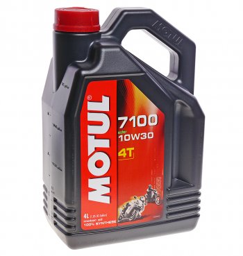 6 349 р. Масло моторное для 4-х тактных двигателей 7100 4T 10W30 синт.4л MOTUL MOTUL 104090  с доставкой в г. Керчь. Увеличить фотографию 1