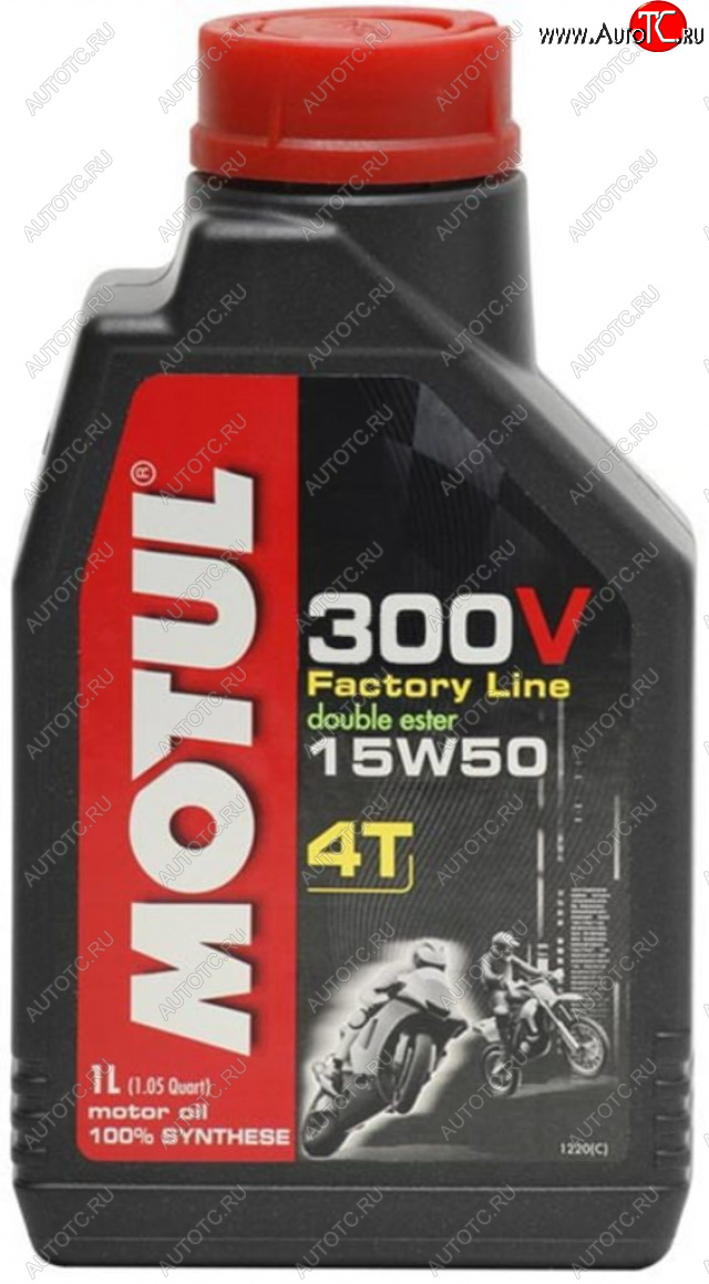 2 399 р. Масло моторное для 4-х тактных двигателей 300V 4T FL ROAD RACING 15W50 синт.1л MOTUL MOTUL 104125  с доставкой в г. Керчь