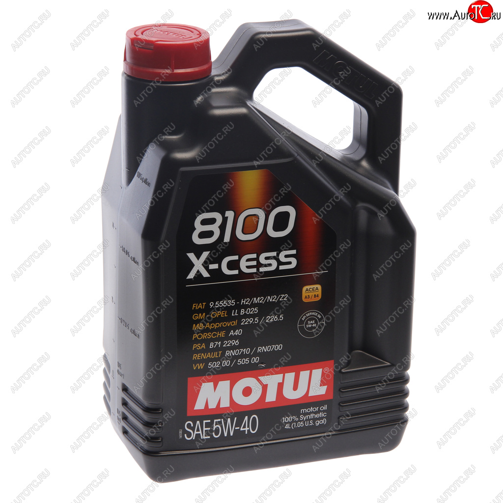 5 799 р. Масло моторное 8100 X-CESS 5W40 синт.4л MOTUL MOTUL 104256  с доставкой в г. Керчь