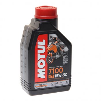 1 989 р. Масло моторное для 4-х тактных двигателей 7100 4T 15W50 синт.1л MOTUL MOTUL 104298  с доставкой в г. Керчь. Увеличить фотографию 1