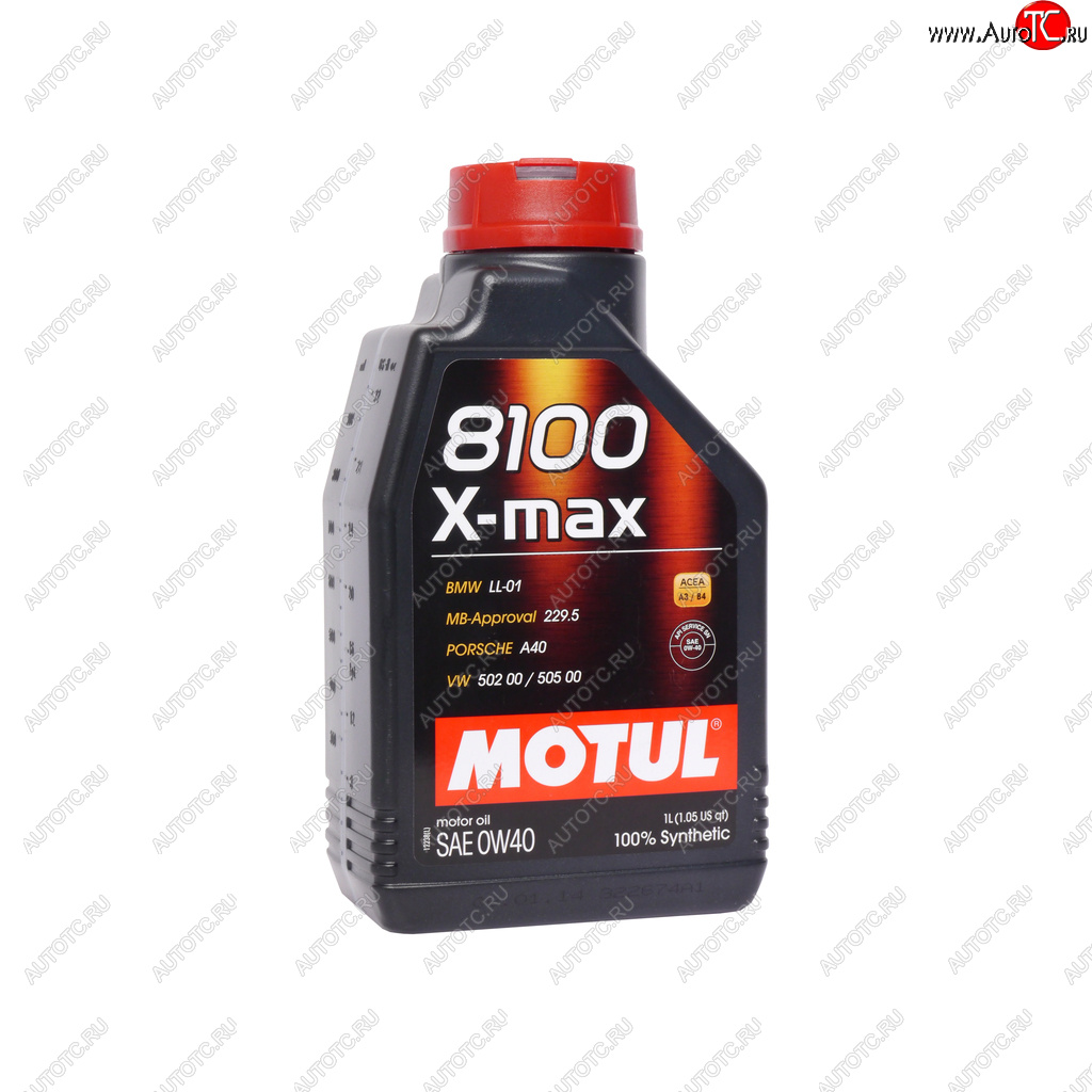 1 299 р. Масло моторное 8100 X-MAX LL-01синт.1л 0W40 MOTUL MOTUL 104531 MOTUL 104531  с доставкой в г. Керчь
