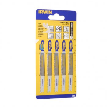 1 429 р. Пилка для лобзика набор 5шт. металл 74мм IRWIN IRWIN 10504233  с доставкой в г. Керчь. Увеличить фотографию 1