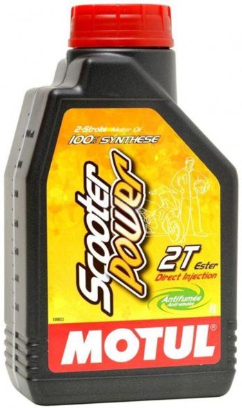 1 899 р. Масло моторное для 2-х тактных двигателей SCOOTER POWER 2T синт.1л MOTUL MOTUL 105881  с доставкой в г. Керчь. Увеличить фотографию 1