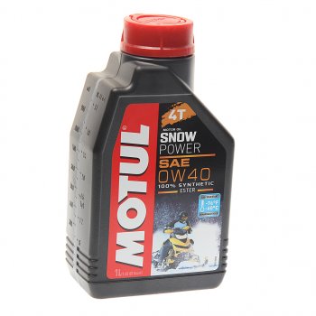 2 149 р. Масло моторное для 4-х тактных двигателей SNOWPOWER 4T 0W40 синт.1л MOTUL MOTUL 105891  с доставкой в г. Керчь. Увеличить фотографию 1