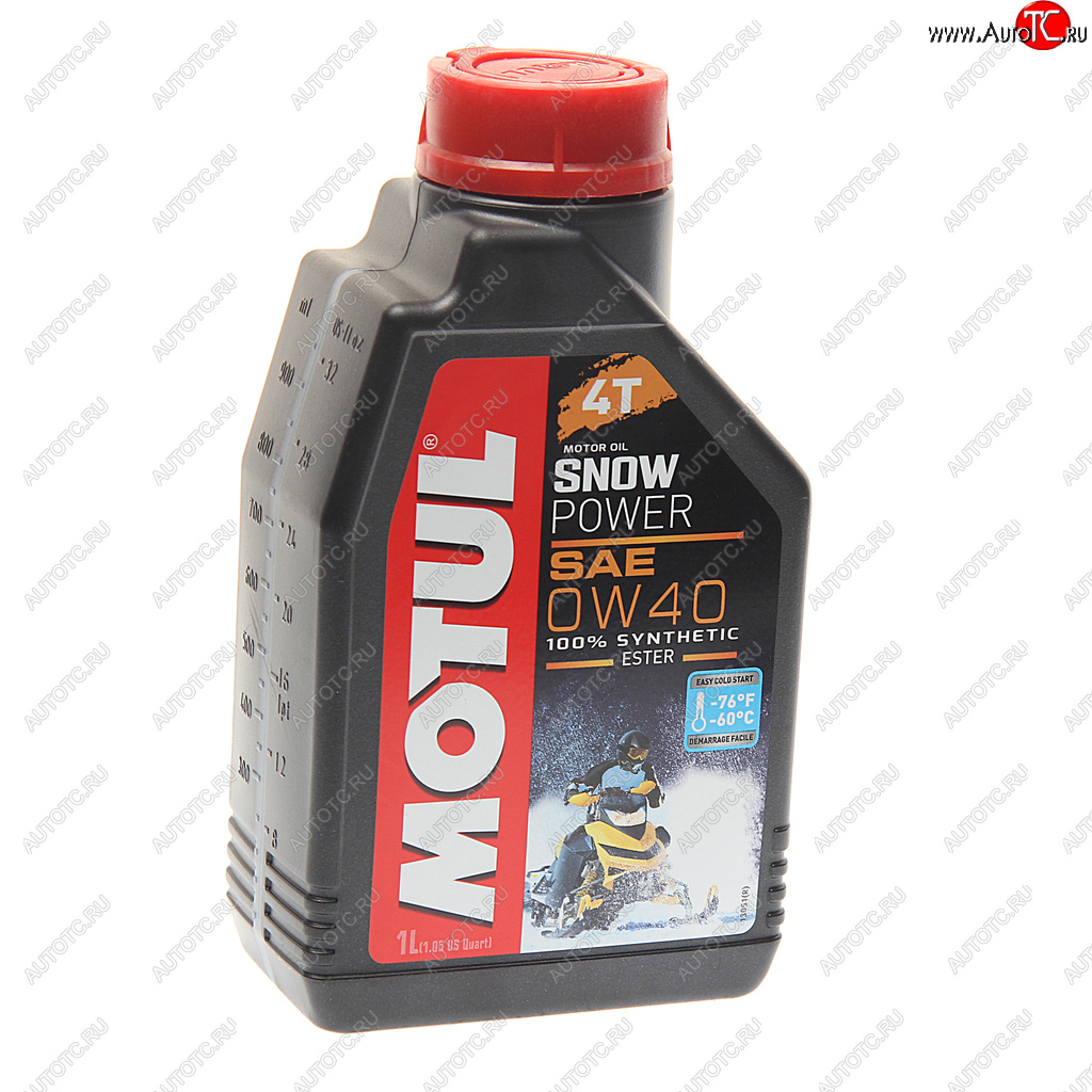 2 149 р. Масло моторное для 4-х тактных двигателей SNOWPOWER 4T 0W40 синт.1л MOTUL MOTUL 105891  с доставкой в г. Керчь