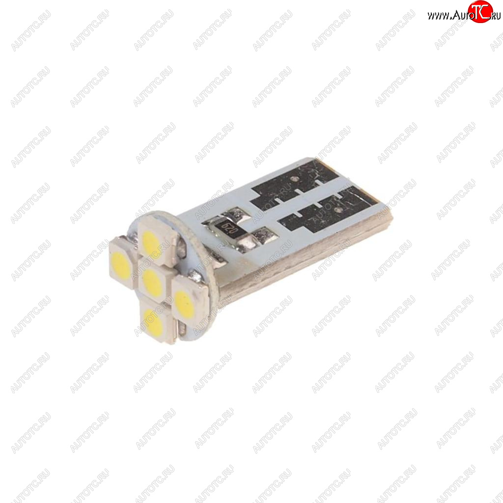 34 р. Лампа светодиодная 12V W5W T10 W2.1x9.5d 6000K 5 LED MEGAPOWER MEGAPOWER-AUTOMOTIVE 10611w  с доставкой в г. Керчь