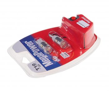 379 р. Лампа светодиодная 12V W5W T10 W2.1x9.5d 6000K 5 LED с тестером блистер (2шт.) MEGAPOWER MEGAPOWER-AUTOMOTIVE 10615w-2блт  с доставкой в г. Керчь. Увеличить фотографию 2