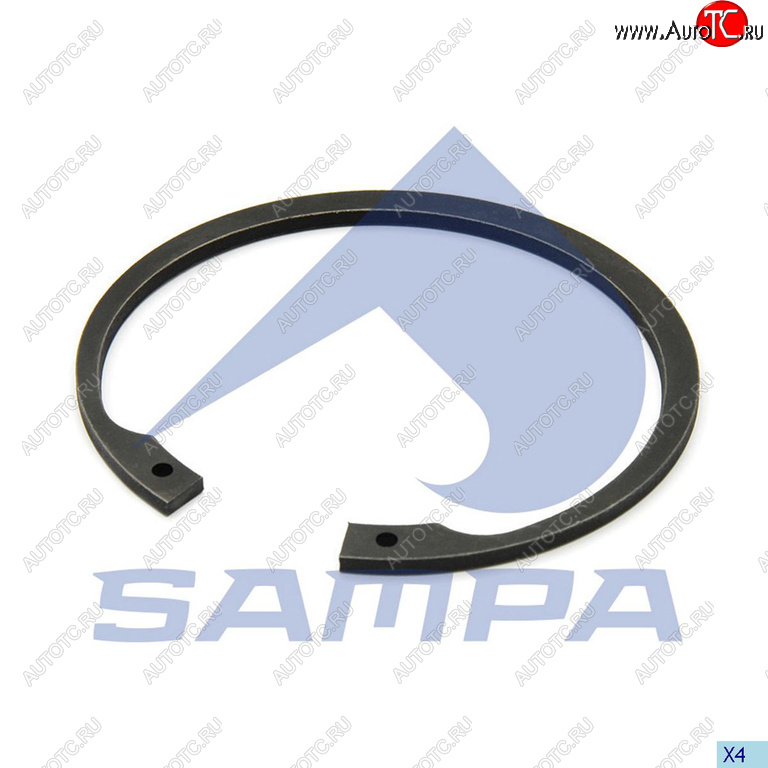 196 р. Кольцо BPW ступицы стопорное (122x4) SAMPA SAMPA 106.280  с доставкой в г. Керчь