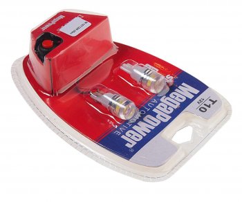 459 р. Лампа светодиодная 12V W5W T10 W2.1x9.5d 6000K с тестером блистер (2шт.) MEGAPOWER MEGAPOWER-AUTOMOTIVE 10712w-2блт  с доставкой в г. Керчь. Увеличить фотографию 2