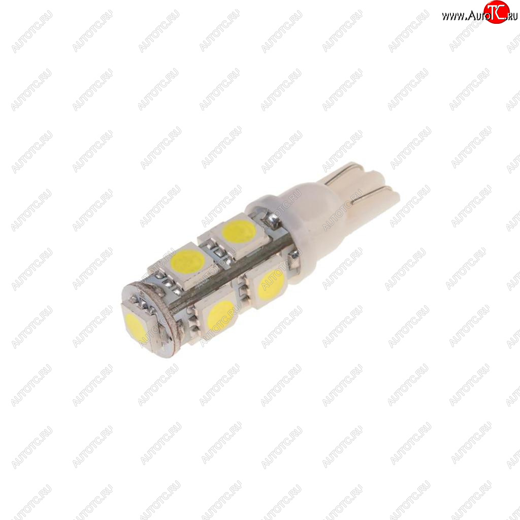 25 р. Лампа светодиодная 12V W5W T10 W2.1x9.5d 6000K 9 LED MEGAPOWER MEGAPOWER-AUTOMOTIVE 10715w  с доставкой в г. Керчь