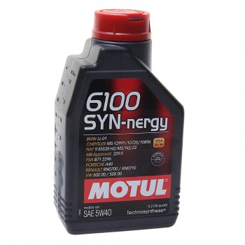 1 099 р. Масло моторное 6100 SYNERGIE 5W40 псинт.1л MOTUL MOTUL 107975  с доставкой в г. Керчь. Увеличить фотографию 1