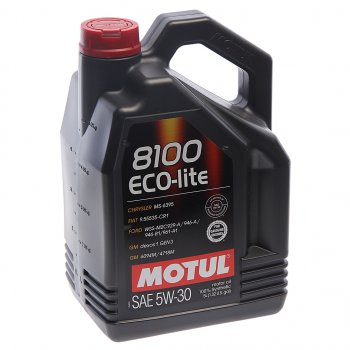 6 549 р. Масло моторное 8100 ECO-LITE 5W30 синт.5л MOTUL MOTUL 108214  с доставкой в г. Керчь. Увеличить фотографию 1