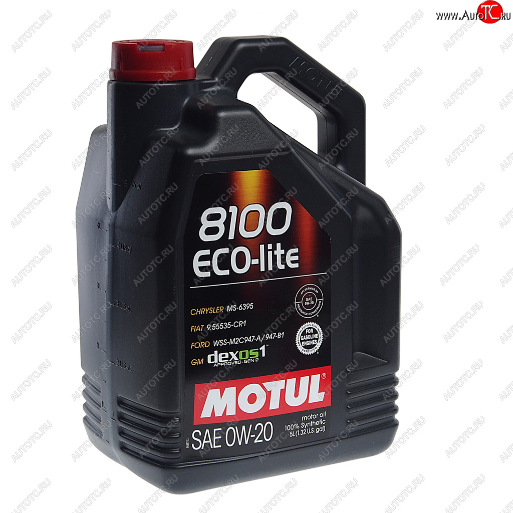 7 399 р. Масло моторное 8100 ECO-LITE 0W20 синт.5л MOTUL MOTUL 108536  с доставкой в г. Керчь
