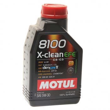 1 399 р. Масло моторное 8100 X-CLEAN EFE 5W30 синт.1л MOTUL MOTUL 109470  с доставкой в г. Керчь. Увеличить фотографию 1