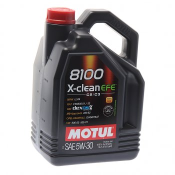 5 899 р. Масло моторное 8100 X-CLEAN EFE 5W30 синт.5л MOTUL MOTUL 109471  с доставкой в г. Керчь. Увеличить фотографию 1