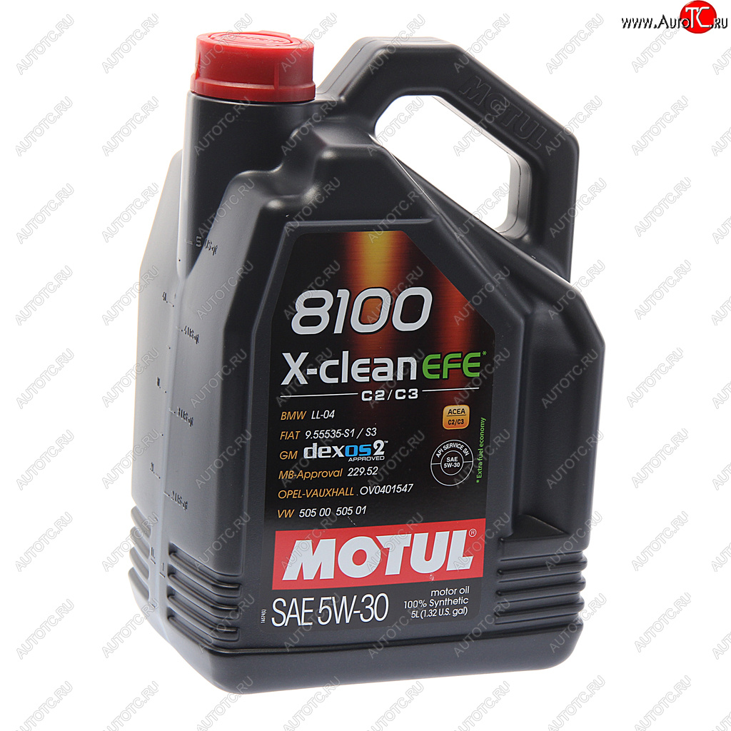 5 899 р. Масло моторное 8100 X-CLEAN EFE 5W30 синт.5л MOTUL MOTUL 109471  с доставкой в г. Керчь