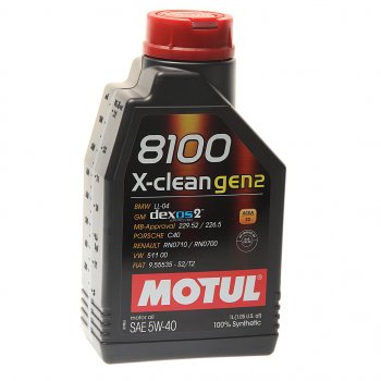 1 379 р. Масло моторное 8100 X-CLEAN GEN2 5W40 синт.1л MOTUL MOTUL 109761 MOTUL 109761  с доставкой в г. Керчь. Увеличить фотографию 1