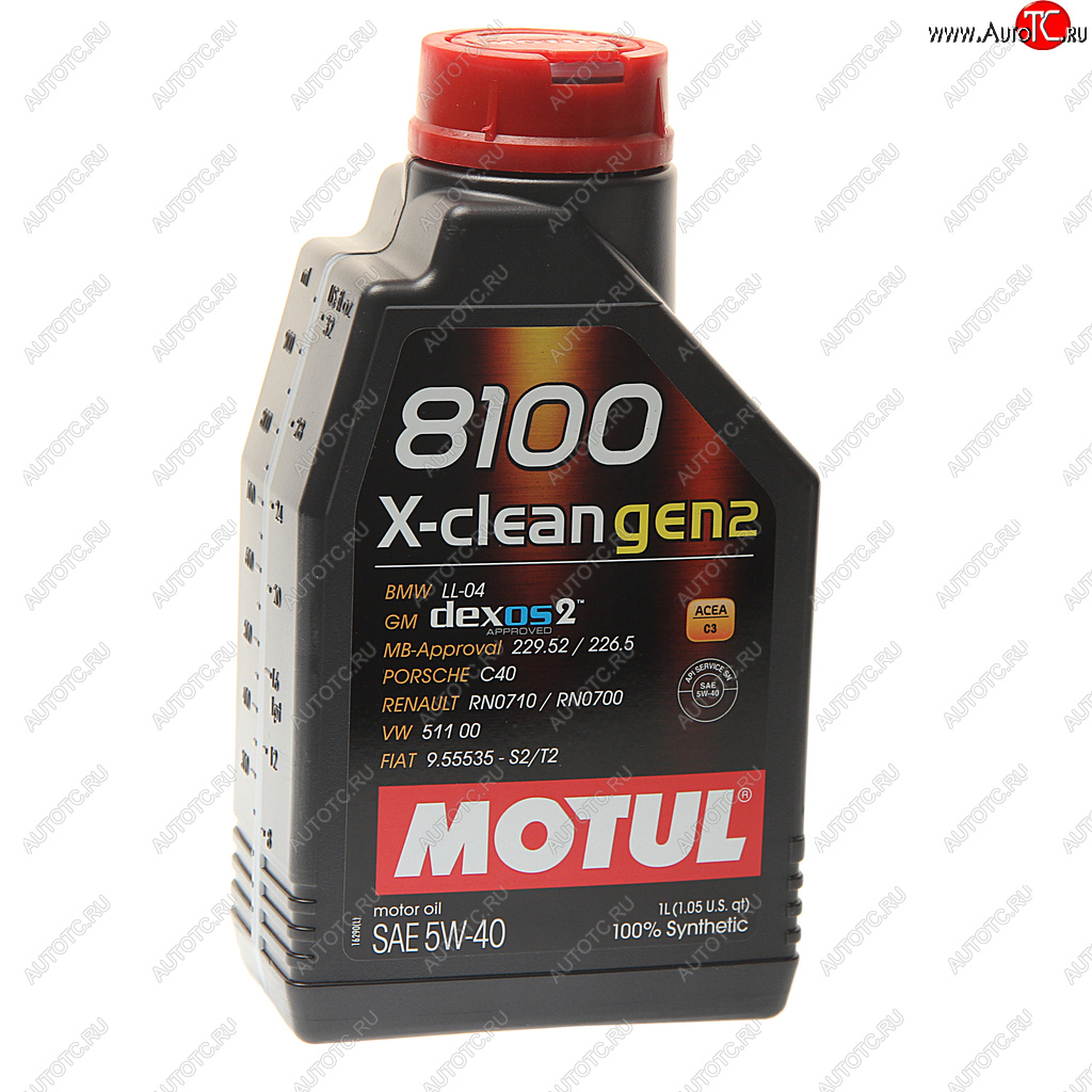 1 379 р. Масло моторное 8100 X-CLEAN GEN2 5W40 синт.1л MOTUL MOTUL 109761 MOTUL 109761  с доставкой в г. Керчь