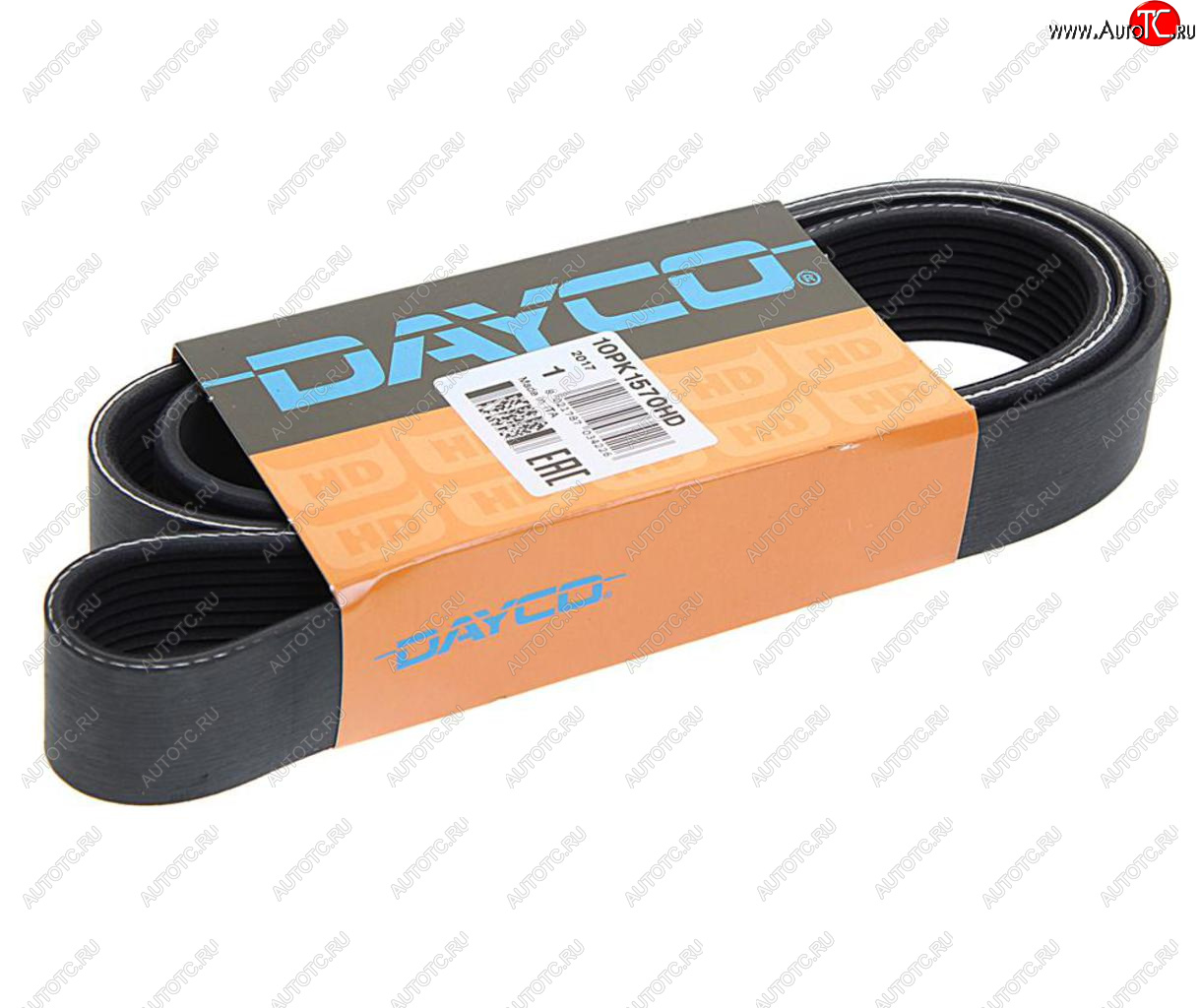 2 699 р. Ремень приводной поликлиновой 10PK1570HD DAYCO DAYCO 10pk1570hd  с доставкой в г. Керчь