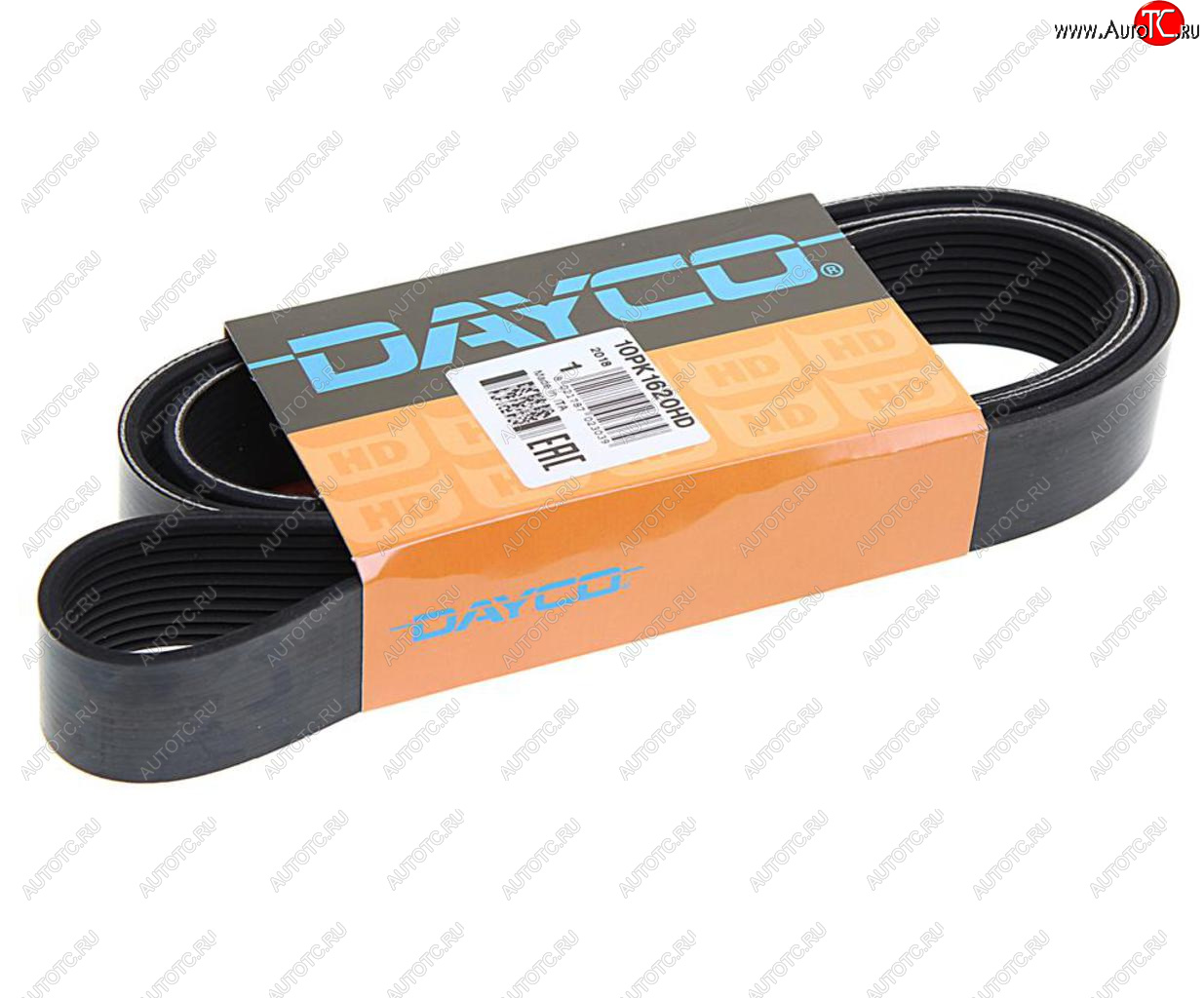 2 469 р. Ремень приводной поликлиновой 10PK1620HD DAYCO DAYCO 10pk1620hd  с доставкой в г. Керчь