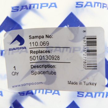 299 р. Палец RVI PREMIUM кронштейна кабины металлический (16х28х85) SAMPA SAMPA 110.069  с доставкой в г. Керчь. Увеличить фотографию 2