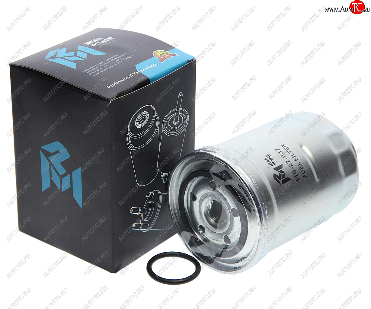 329 р. Фильтр топливный TOYOTA Land Cruiser 80,90,120 (80-07-),Hiace (84-06-) (DTDI) MEGAPOWER MEGAPOWER 110-22-037  с доставкой в г. Керчь