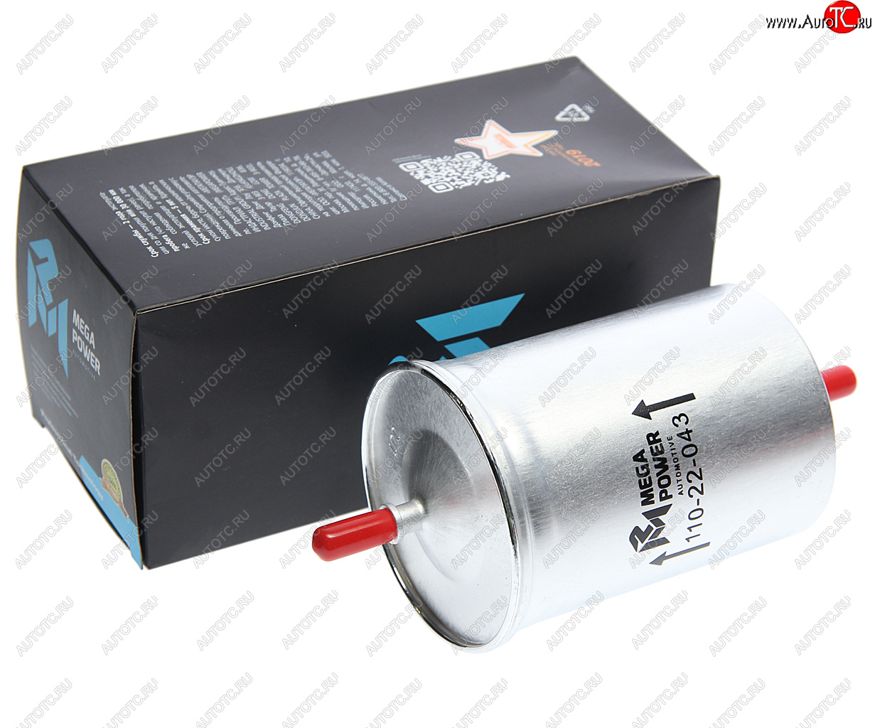245 р. Фильтр топливный VW AUDI SEAT SKODA MEGAPOWER MEGAPOWER 110-22-043  с доставкой в г. Керчь