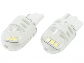 3 779 р. Лампа светодиодная 12V W21W W3х16d 6000К 250Лм (2шт.) Led White Ultinon Pro6000 PHILIPS PHILIPS 11065cu60x2  с доставкой в г. Керчь. Увеличить фотографию 1