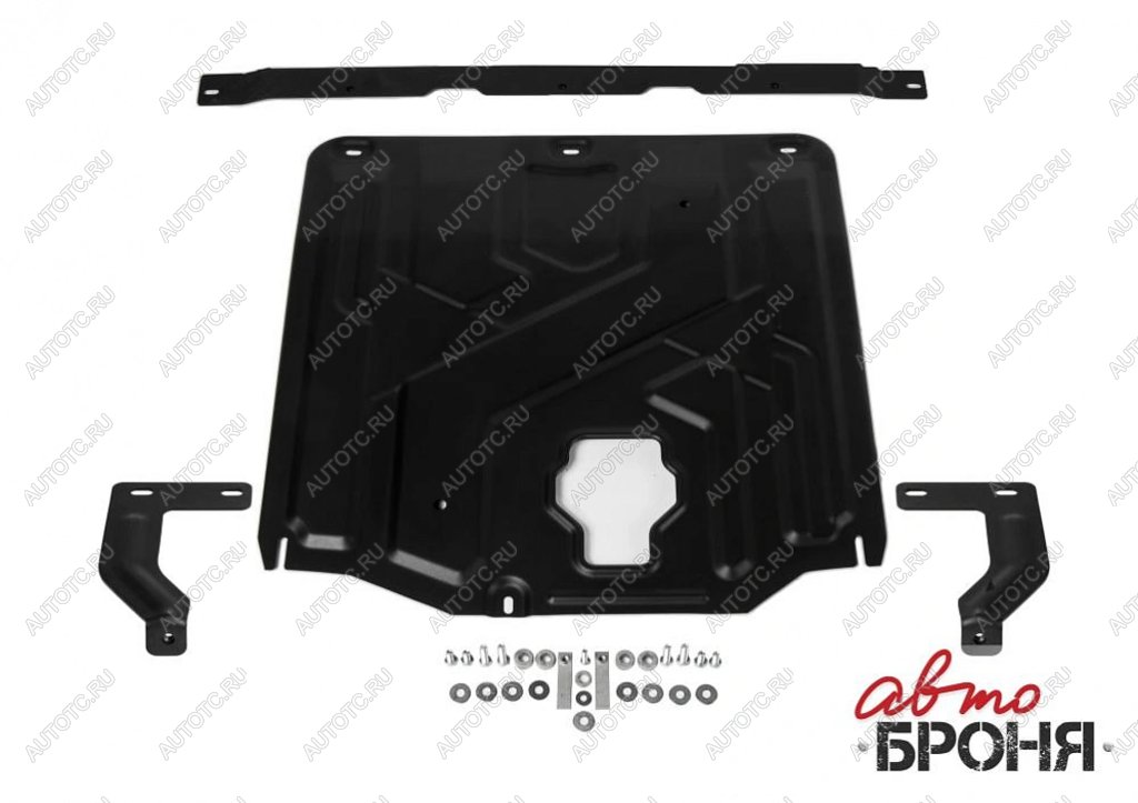5 499 р. Защита картера и КПП HYUNDAI Elantra (16-) KIA Ceed (18-) (1.41.6) (с крепежом) АВТОБРОНЯ АВТОБРОНЯ 111.02382.1  с доставкой в г. Керчь