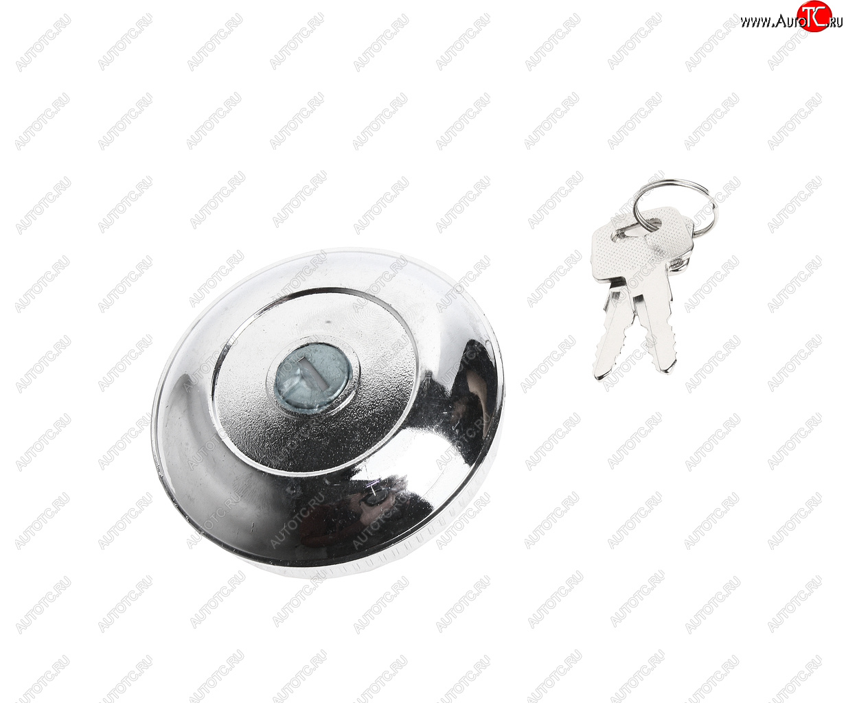 236 р. Крышка бака топливного ГАЗ-3110 с ключом (хром) NO NAME 11.1103010  с доставкой в г. Керчь