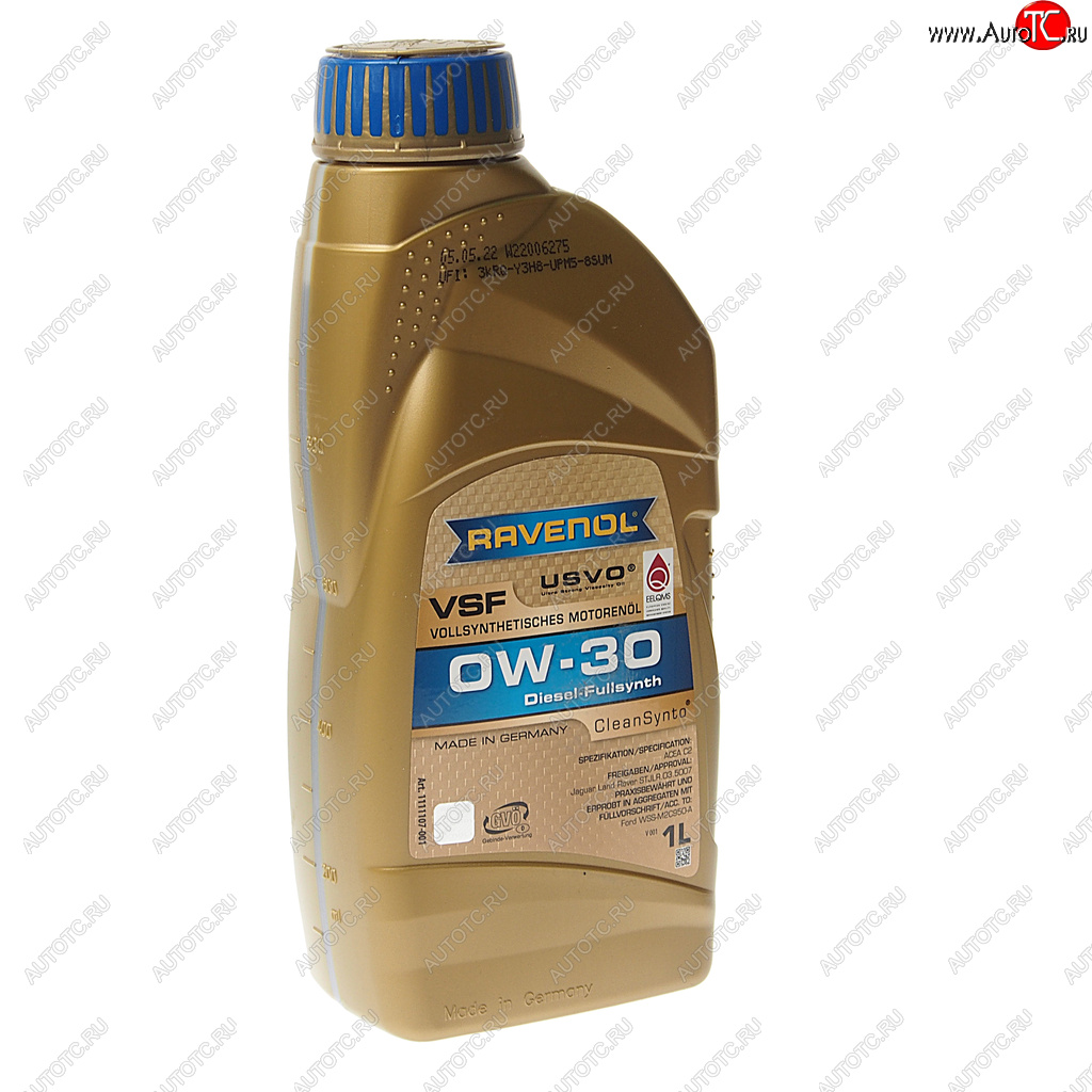 2 379 р. Масло моторное VSF 0W30 синт.1л RAVENOL RAVENOL 1111107-001  с доставкой в г. Керчь