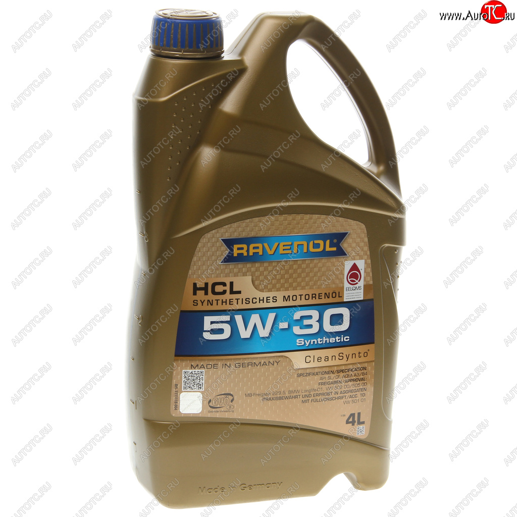 6 099 р. Масло моторное HCL 5W30 синт.4л RAVENOL RAVENOL 1111118-004  с доставкой в г. Керчь