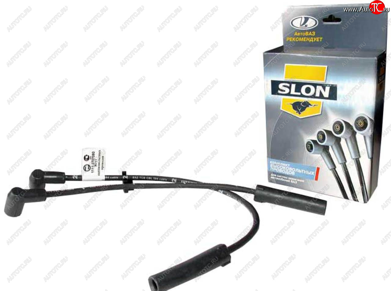 639 р. Провод высоковольтный ВАЗ-1111 комплект силикон SLON SLON 1111-3707060  с доставкой в г. Керчь
