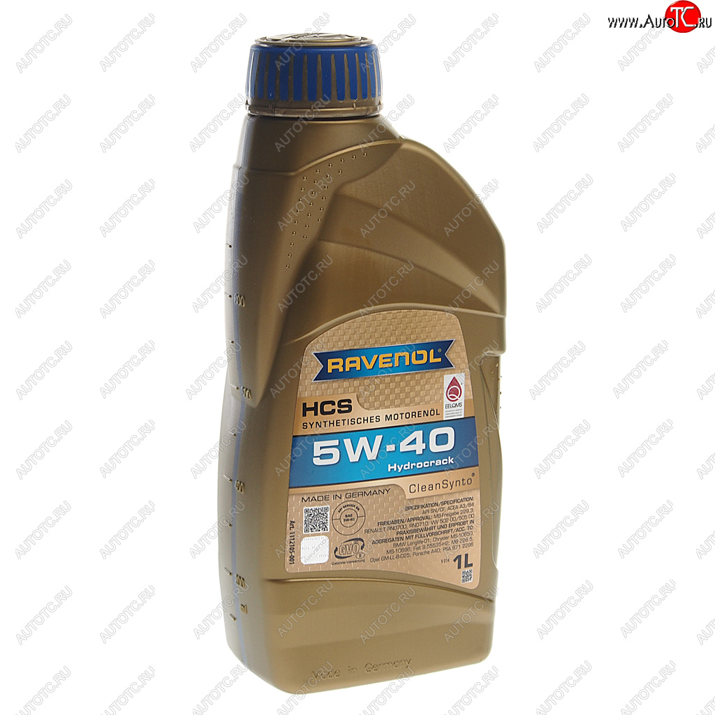 1 559 р. Масло моторное HCS 5W40 синт.1л RAVENOL RAVENOL 1112105-001  с доставкой в г. Керчь